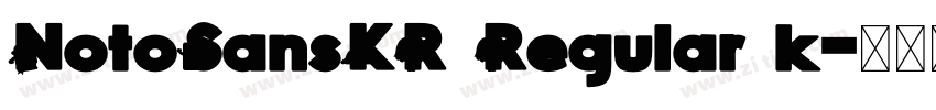 NotoSansKR Regular k字体转换